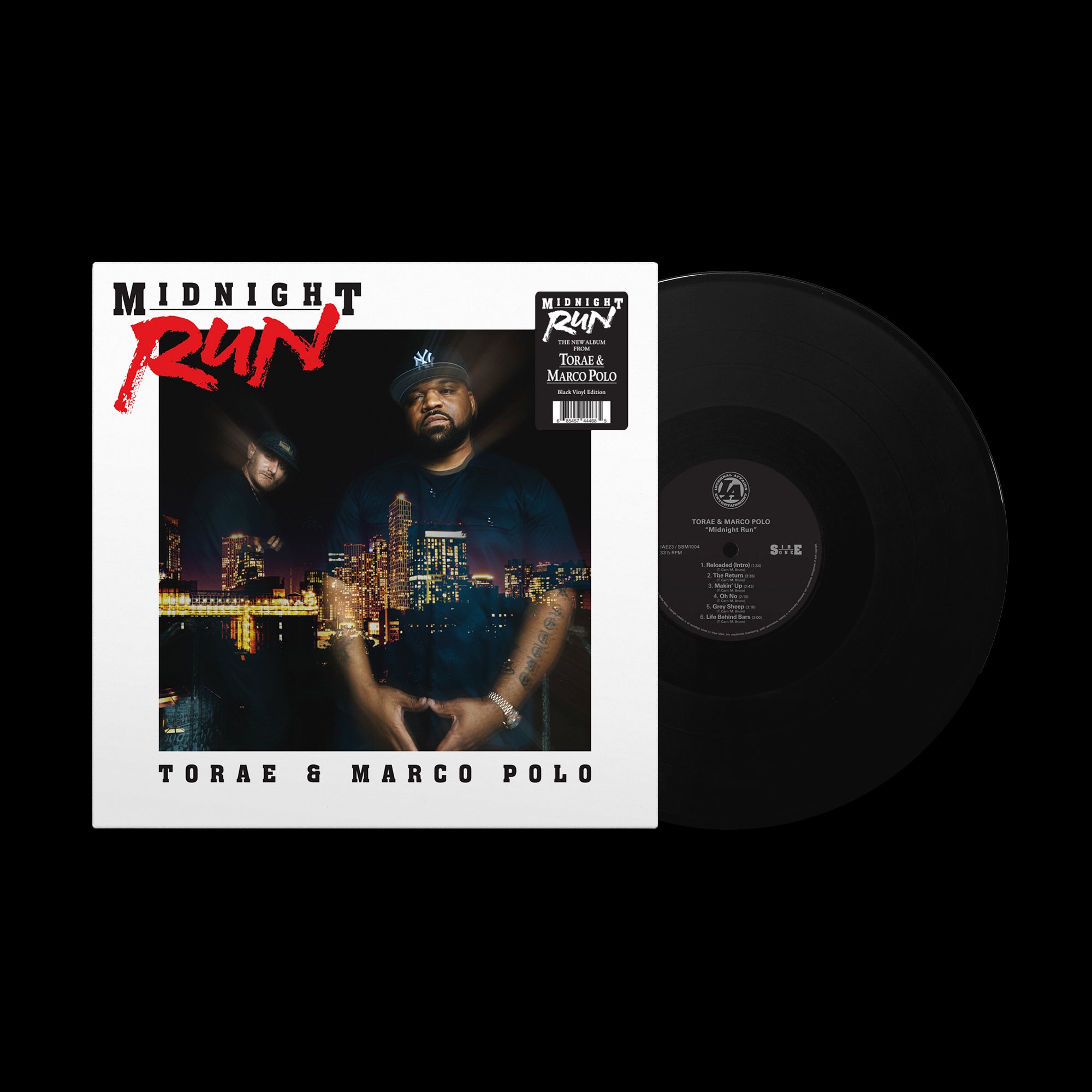 Midnight Run (LP - Black Vinyl) – Torae & Marco Polo - Midnight Run